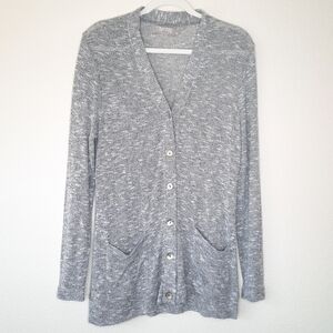 Nation LTD Gray Cardigan Sweater M